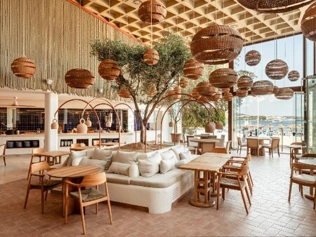 Le patio du Zed Mallorca Hotel phygital