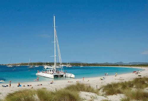 Sortie en catamaran privé entre Ibiza et Formentera